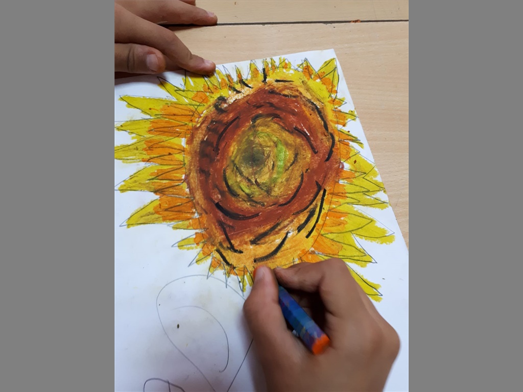 Yıldızlı Geceler ve Ayçiçeği